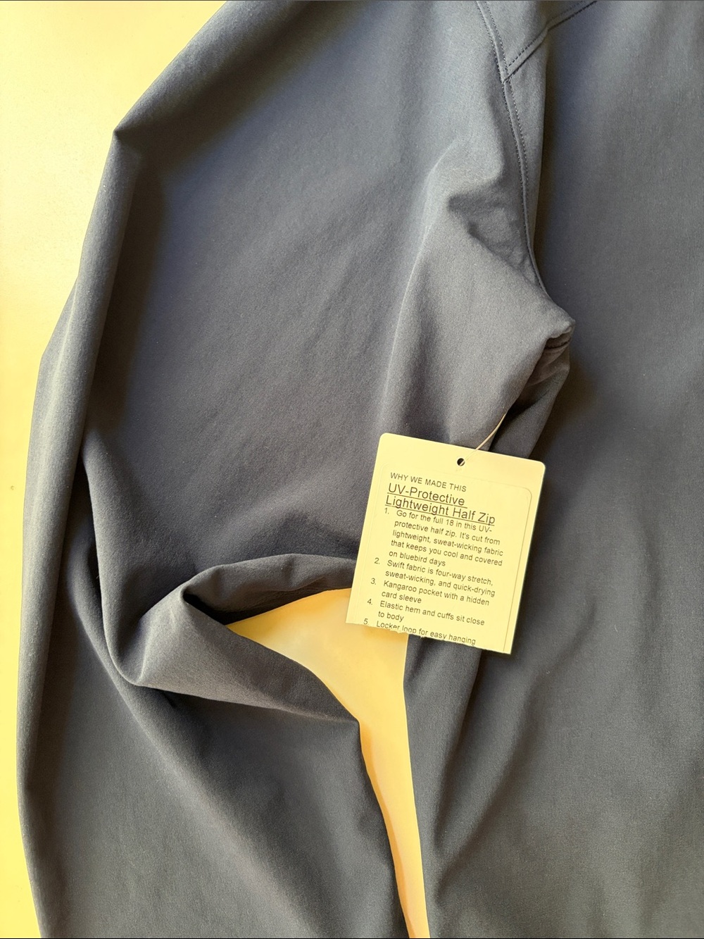 Lululemon UV-Protective Lightweight Half Zip - Picture 10 of 10